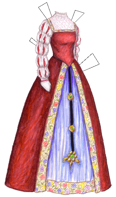 renaissance paper dolls