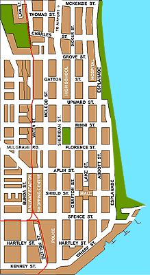 Cairns street map