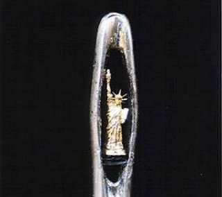 Miniature Art on Needle