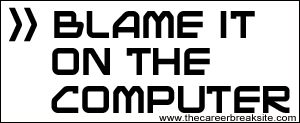 Rubber Stamp: Blame it on computer