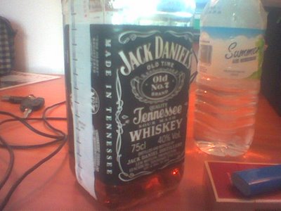 Thanks to my cousin, he left me this bottle, i took it back home, i think within few months, i'll finished it already...