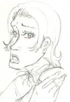 A picture I drew of tranny. I tried to make him ugly, but he's really beautiful somehow.