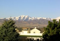 View of the mountains from Salt Lake City