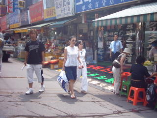 eine Gasse im Markt
