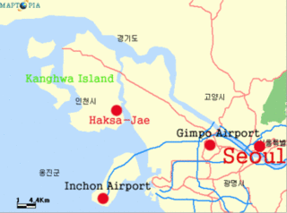 Ganghwa island map