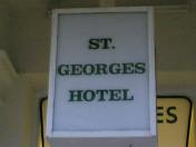 St. George's Hotel sign