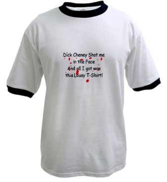 Cheney dick shirt shooting photo 111