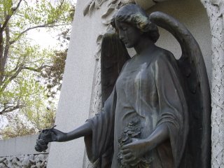 Cemetery angel photograph from Fairmount Cemetery, Denver, Colorado by Joe Beine