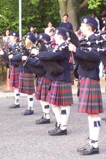 The pipe band
