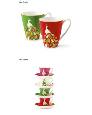 Kate Spade Festive Peacock Collection