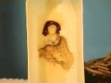 Virgin Mary appears in grease