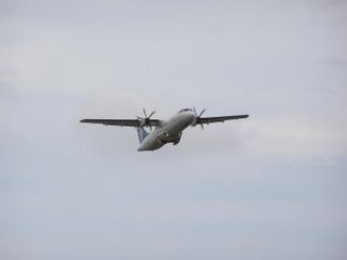 Air Nelson ATR72 during gear retraction