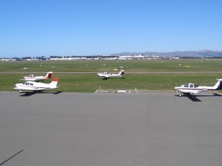 Canterbury Aero Club and main terminal