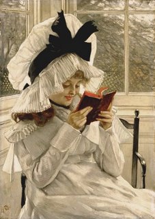 Reading a Book_James Tissot