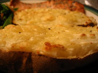 Twice Baked Potatoes with Celtic Cheddar