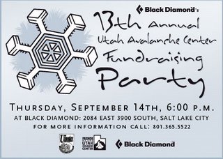 Utah Avalanche Center Party at Black Diamond