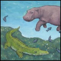 Hippo Ate an Alligator