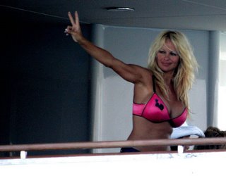 Pamela Anderson And Kid Rock in St. Tropez