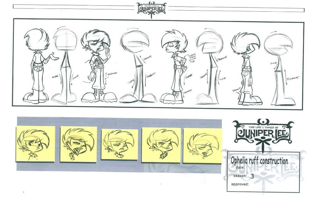 The Art Of Andre Moore: Model Sheet Tuesday 4/11/06