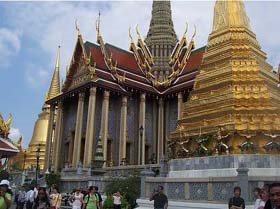 Royal Pantheon in Wat Phra Kaew, Bangkok, Thailand