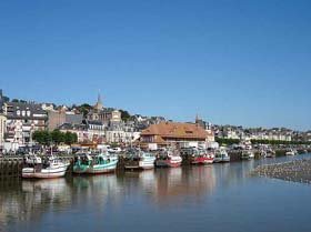 Trouville sur Mer in Calvados Normany, France