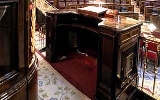 tribuna de oradores del Congreso de los Diputados