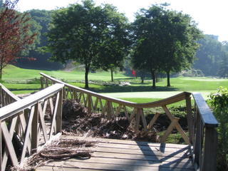 Storm damage at Thornhill Country Club
