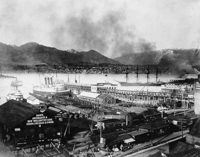 Le port de Vancouver en Colombie Britannique
