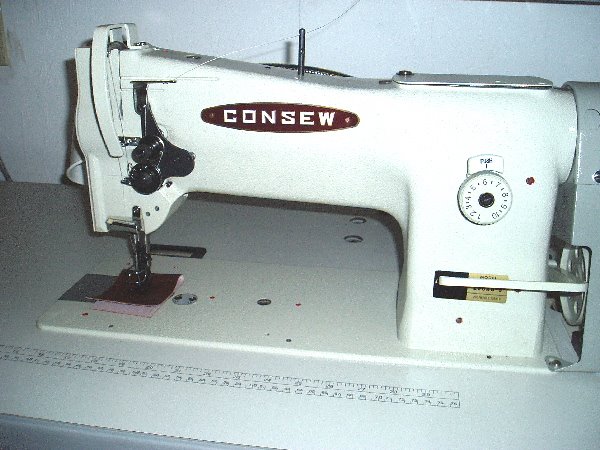 For Leather/Upholstery Details about   Vintage Consew 220 Industrial Sewing Machine 