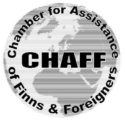 CHAFF Black and White Logo