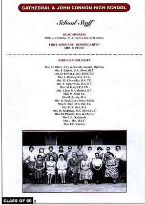 1960 Girls' School Staff
