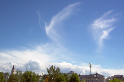Blue Sky in Oulu, May 2004