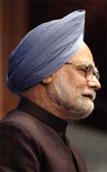 India's Prime Minister Manmohan Singh