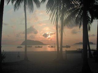 Sunrise View at Redang Beach Island Malaysia