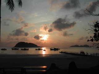 Sunrise View at Redang Beach Island Malaysia