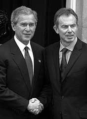 Bush and Blair war criminals