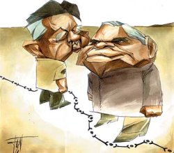 Musharraf and Vajpayee Musharraf and Vajpayee