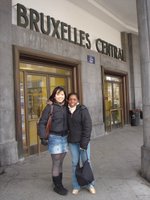 Me and Phydeline (from Montreal) in Brussels