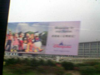 hong kong disneyland billboard