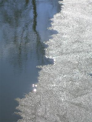new york mohawk river ice photo