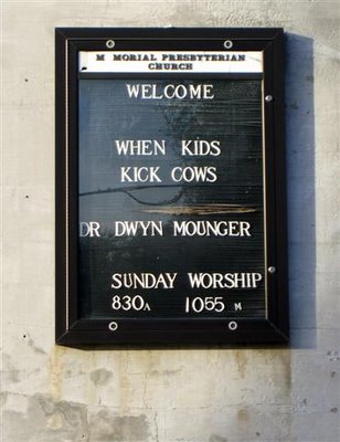 st augustine presbyterian church when kids kick cows