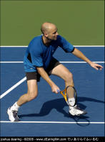 Andre Agassi wears Adidas (credit: Joshua Dearing)