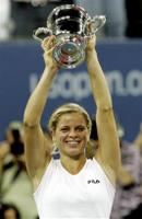 Kim Clijsters wins the US Open (credit: Yahoo! Sports)