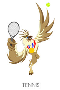 SEA Games Tennis Pictogram (credit: 2005seagames.com.ph)