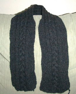 Cabled Scarf