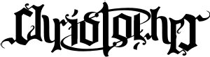 Christoper Ambigram