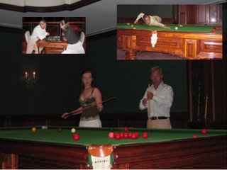 Foto's van golf en biljart