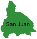 Mapa de la Provincia de San Juan