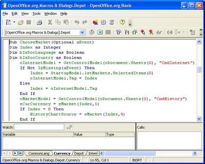 openoffice base vba