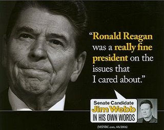 How Not to Win in Virgina: Attack Reagan